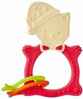 Roxy-kids Универсальный прорезыватель Meow teether / цвет коралловый					