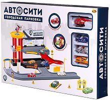 Abtoys Двухуровневая парковка из серии «АвтоСити»					