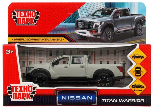 Технопарк Металлическая инерционная модель «Nissan Titan Warrior. Полиция»