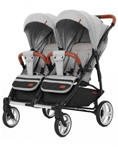 Carrello Коляска для двойни прогулочная Connect CRL-5502 / Rock Gray