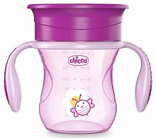 Chicco Поильник Perfect Cup, с 12 месяцев / цвет розовый					