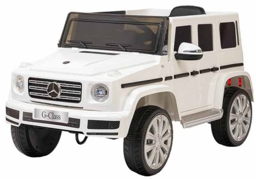 Toyland Электромобиль Джип Mercedes Benz G500 / цвет белый