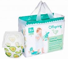 Offspring Трусики-подгузники XL 12-20 кг, 30 шт / цвет Авокадо					