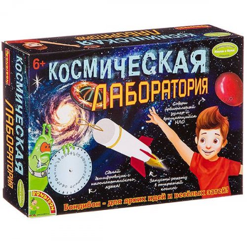 Bondibon Французские опыты Науки с Буки, Космическая лаборатория, арт. WST/705