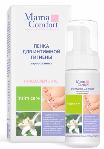 Mama Comfort Аэрированная пенка для интимной гигиены, 150 мл