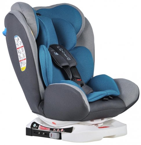 Farfello Автокресло детское CS-002 Isofix / цвет Синий, серый/Blue, gray (YB104A-bg)